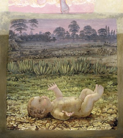 Detalle de La mañana (segunda versión) de Philipp Otto Runge